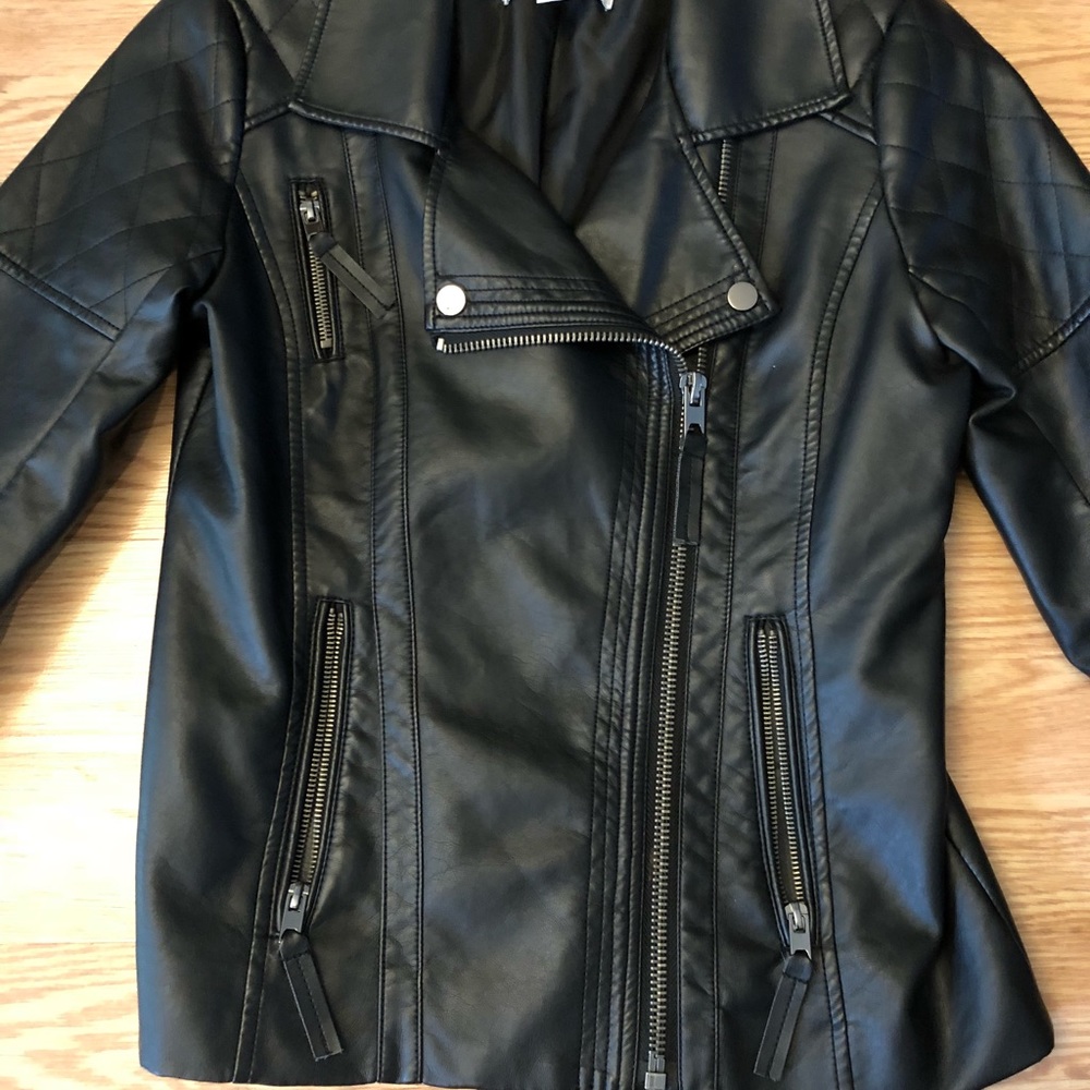 NY&Co leather jacket